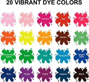 Tye Dye available colors